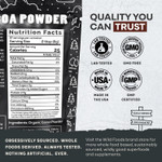 Wild Foods Organic Cocoa Powder | Single Origin Unsweetened Keto Chocolate Powder For Cooking & Baking | 100% Natural Cacao Beans | Sugar Free Non Dutch Raw Superfood | 12 Oz Wild Foods Organic Cocoa Powder | Single Origin Unsweetened Keto Chocolate Powder For Cooking & Baking | 100% Natural Cacao Beans | Sugar Free Non Dutch Raw Superfood | 12 Oz