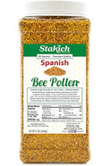 Stakich Spanish Bee Pollen Granules - 100% Pure, Natural, Unprocessed - (5 Lb)