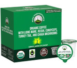 Organic Mushroom Coffee Pods With Lion'S Mane, Reishi, Cordyceps, Turkey Tail, And Chaga Mushrooms. High Altitude, Low Acid, Smooth Tasting, Fair Trade, 72 Nootropic Coffee Pods (Medium Roast Ground) Organic Mushroom Coffee Pods With Lion'S Mane, Reishi, Cordyceps, Turkey Tail, And Chaga Mushrooms. High Altitude, Low Acid, Smooth Tasting, Fair Trade, 72 Nootropic Coffee Pods (Medium Roast Ground)