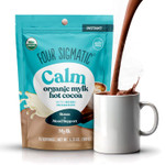 Four Sigmatic Calm Mushroom Cocoa Mix | Organic Mylk Hot Cocoa Mix With Reishi Mushroom | Vegan, Dairy Free | 15 Servings Four Sigmatic Calm Mushroom Cocoa Mix | Organic Mylk Hot Cocoa Mix With Reishi Mushroom | Vegan, Dairy Free | 15 Servings