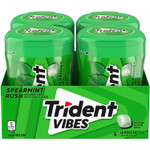Trident Vibes Sour Patch Kids Redberry Sugar-Free Chewing Gum, 4-40 Piece Bottles (160 Total Pieces) Trident Vibes Sour Patch Kids Redberry Sugar-Free Chewing Gum, 4-40 Piece Bottles (160 Total Pieces)