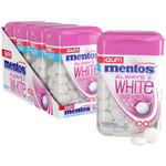 Mentos Always White Peppermint Sugar Free Gum With Xylitol Sweetener, 100 Count Bottle, 4 Bottles