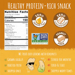 Sunshine Nut Company Whole Roasted Lightly Salted Cashews, Sprinkling Of Salt Flavor, 4 Pack, 7 Oz. Each, Gluten Free, Peanut Free And Vegan Individual Snack Packs For Kids And Adults, Gmo Free