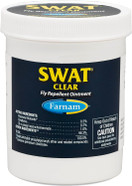 Farnam Swat Clear Fly Repellent Ointment For Horses, Repels House, Stable, Face & Horn Flies, Protects Wounds On Horses, Ponies & Dogs, 7 Oz Farnam Swat Clear Fly Repellent Ointment For Horses, Repels House, Stable, Face & Horn Flies, Protects Wounds On Horses, Ponies & Dogs, 7 Oz