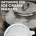 Rock Salt For Ice Cream Making, Universally Compatible Coarse And Non-Iodized Salt For All Ice Cream Maker, 30 Oz Bag Rock Salt For Ice Cream Making, Universally Compatible Coarse And Non-Iodized Salt For All Ice Cream Maker, 30 Oz Bag