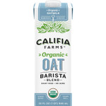Califia Farms - Organic Oat Barista Blend Oat Milk, 32 Oz, Shelf Stable, Dairy Free, Plant Based, Vegan, Non Gmo, Organic Milk, Creamer, Milk Frother, Oatmilk