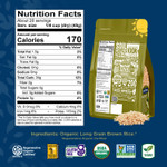 Lundberg Brown Rice, Regenerative Organic Certified Non-Sticky, Aromatic Long Grain Rice, Responsibly Grown In California, 32 Oz Lundberg Brown Rice, Regenerative Organic Certified Non-Sticky, Aromatic Long Grain Rice, Responsibly Grown In California, 32 Oz