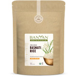 Banyan Botanicals White Basmati Rice  Organic & Pure Basmati Rice For Cooking Healthy Meals And Making Kitchari  With Resealable Zipper Bag  3.15 Lbs  Non-Gmo Sustainably Sourced Vegan
