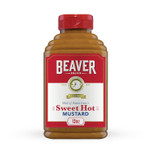 Beaver Extra Hot Ghost Pepper Mustard, 13 Oz Squeeze Bottle