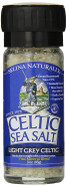 Celtic Sea Salt, Light Grey Grinder, 3 Oz White