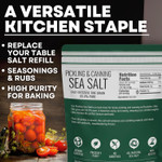 Pickling & Canning Pickling & Curing Salt For Natural Preserving, Fine Kosher Salt For Brining, 5 Lb Pouch, Non Iodized Pickling & Canning Pickling & Curing Salt For Natural Preserving, Fine Kosher Salt For Brining, 5 Lb Pouch, Non Iodized