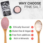 Wild Foods Organic Pink Himalayan Salt, Fine Ground For Table And Cooking, 8 Oz | 100% Real, Pure, Unrefined Pink Himalayan Sea Salt | 80+ Minerals And Electrolytes, Small Batch, Ethically Sourced Wild Foods Organic Pink Himalayan Salt, Fine Ground For Table And Cooking, 8 Oz | 100% Real, Pure, Unrefined Pink Himalayan Sea Salt | 80+ Minerals And Electrolytes, Small Batch, Ethically Sourced
