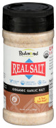 Redmond Real Sea Salt - Natural Unrefined Gluten Free, Garlic Salt 4.75 Ounce 