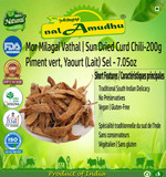 Nalamudhu Mor Milagai Vathal | Sun Dried Curd Chili | Dahi Mirchi - 200G