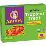 Annie'S Homegrown Gluten Free Organic Bunny Fruit Snacks, Tropical Treat, 5 Ct