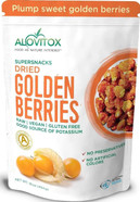 Alovitox Sun Dried Golden Berries | Raw, Fresh & Organic | 1 Oz Contains 2G Protein & 5G Fiber, Low-Calorie & Glycemic Index | With Potassium, Iron, Vitamins A & C | Gluten-Free, Vegan | 8 Oz