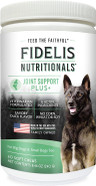 Fidelis Joint Support Plus+ Hip & Joint Supplement For Dogs, Glucosamine For Dogs, Chondroitin Dog Treats, Vitamin C, Omega Fatty Acid, Msm, Adult, Big & Small, Made In Usa, Duck Flavor, 60 Soft Chews