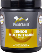 Senior Multivitamin For Dogs  350 Chewable Tablets With Msm, Superoxide Dismutase