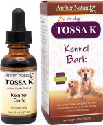 Amber Naturalz Tossa K Kennel Bark Herbal Supplements For Dogs And Puppies | Canine Herbal Blend For Respiratory Health | 4 Fluid Ounce Glass Bottle | Globally Sourced Ingredients | Made In The Usa
