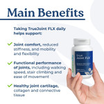 Naturecity True-Joint Flx Joint Supplement Formula (120 Capsules) | Tamaflex, Nem Eggshell Membrane, Levagen+ Pea & Cuberup | Supports Joint Comfort, Flexibility, Mobility, Function & Cartilage Health