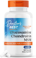 Doctor'S Best Glucosamine Chondroitin Msm With Optimsm Capsules, Joint Support Supplement Supports Healthy Joint Structure, Function & Comfort, Non-Gmo, Gluten Free, Soy Free, 360 Count Doctor'S Best Glucosamine Chondroitin Msm With Optimsm Capsules, Joint Support Supplement Supports Healthy Joint Structure, Function & Comfort, Non-Gmo, Gluten Free, Soy Free, 360 Count