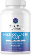 Dr. Emil Nutrition Multi Collagen Peptides Plus Biotin And Vitamin D | Biotin & Collagen Supplements | Hair Skin & Nails | Biotin Pills Hair Growth | 60 Servings