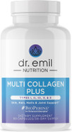 Dr. Emil Nutrition Multi Collagen Peptides Plus Biotin And Vitamin D - Biotin And Collagen Supplements For Hair Skin And Nails - Biotin Pills For Hair Growth