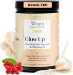 Winged Wellness Glow Up Am, Collagen Powder For Women - Morning Beauty Supplement For Glowing Skin With Grass-Fed Hydrolyzed Collagen Peptides, Lion'S Mane & Maca Root - 21 Servings, Unflavored Winged Wellness Glow Up Am, Collagen Powder For Women - Morning Beauty Supplement For Glowing Skin With Grass-Fed Hydrolyzed Collagen Peptides, Lion'S Mane & Maca Root - 21 Servings, Unflavored