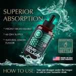 Wild Fuel Liquid Collagen Peptides With Biotin Vitamins For Hair Skin And Nails - 10,000Mcg Liquid Collagen For Women And Men 5,000Mcg Biotin - Lemon Flavor, Up To 2-Month - 2 Oz