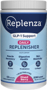 Replenza Daily Replenisher Glp-1 Nutritional Support, Powder, Muscle Recovery, Digestive Health & Skin Elasticity Mix Of Amino Acids, Prebiotics And Collagen Peptides Berry Flavor, 60 Scoops,13.5 Oz Replenza Daily Replenisher Glp-1 Nutritional Support, Powder, Muscle Recovery, Digestive Health & Skin Elasticity Mix Of Amino Acids, Prebiotics And Collagen Peptides Berry Flavor, 60 Scoops,13.5 Oz