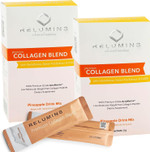 Relumins Marine Collagen Powder Drink Mix - Collagen Peptide With Glutathione, Green Tea, Coq10, & Hyaluronic Acid Boosts Smooth Glowing Skin - 20 Powder Sachets X Pineapple Flavored + 2 Free Sachets Relumins Marine Collagen Powder Drink Mix - Collagen Peptide With Glutathione, Green Tea, Coq10, & Hyaluronic Acid Boosts Smooth Glowing Skin - 20 Powder Sachets X Pineapple Flavored + 2 Free Sachets