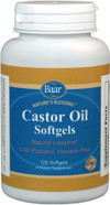 Baar Castor Oil Softgels Natural Laxative With Fennel Oil