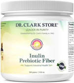 Dr. Clark Inulin Powder (Fos)  Prebiotic Soluble Fiber For Gut Health, 300G  Supports Digestive Health & Regularity