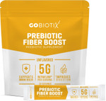 Gobiotix Prebiotic Fiber Supplement Powder For Digestive Health, Soluble Fiber For Gut Health, Gluten & Sugar Free, Keto, Vegan, 20 Servings (Travel)