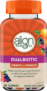 Align Dualbiotic, Prebiotic + Probiotic For Women And Men, Help Nourish And Add Good Bacteria For Digestive Support, Natural Fruit Flavors, 90 Gummies Align Dualbiotic, Prebiotic + Probiotic For Women And Men, Help Nourish And Add Good Bacteria For Digestive Support, Natural Fruit Flavors, 90 Gummies