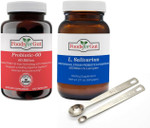 Lactobacillus Salivarius 300 Billion Cfu'S + 4 Strain Probiotic Capsules 60 Billion Cfu'S | Bundle & Save | L. Salivarius Powder No Additives | Digestive & Immune Support | Made In Usa | High Potency