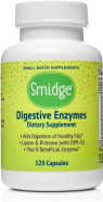 Smidge® Digestive Enzymes  Comfy Digestion  Lipase & Protease  120 Capsules