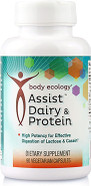 Body Ecology Assist Dairy And Protein | High Potency Supplements For Effective Digestion Of Lactose And Casein | Supports Healthy Digestion | 90 Vegetarian Count