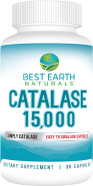 Best Earth Naturals Catalase Supplement 15,000 - Hair Supplements For Strong Hair - 30-Day Supply
