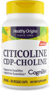 Healthy Origins Cognizin (Citicoline), 250 Mg - Brain Supplement For Memory With Citicoline Cdp Choline - Non-Gmo, Vegan & Gluten-Free Supplement - 60 Veggie Capsules Healthy Origins Cognizin (Citicoline), 250 Mg - Brain Supplement For Memory With Citicoline Cdp Choline - Non-Gmo, Vegan & Gluten-Free Supplement - 60 Veggie Capsules