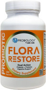 Belle+Bella Flora Restore Daily Probiotic - 15 Billion Live Cultures - Probiotics & Prebiotics For Digestive & Gut Health - Immune Support - Promotes Regularity - Vegan & Gluten Free - 60 Caps
