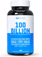 Gobiotix 100 Billion - Digestive Enzymes Supplement - Probiotics Multivitamin - Prebiotic Fiber Blend - 100 Billion Cfu - Organic Fruit And Greens Blend - Vegan, Non Gmo - 30 Capsules