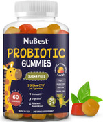 Nubest Probiotics Gummies For Digestive, Gut Health & Immunity With 5 Billion Cfus | No Added Sugar | Yummy Strawberry & Orange Flavors | 60 Premium Vegan Gummies For Kids & Teens Nubest Probiotics Gummies For Digestive, Gut Health & Immunity With 5 Billion Cfus | No Added Sugar | Yummy Strawberry & Orange Flavors | 60 Premium Vegan Gummies For Kids & Teens