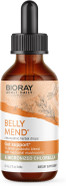 Bioray Daily Belly Mend - 2 Fl Oz - 11-Strain Probiotic Blend With Medicinal Mushrooms - Supports Healthy Gut & Bowel Functions - Non-Gmo, Vegetarian, Gluten Free