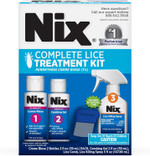 Nix Complete Lice Treatment Kit, Lice Treatment For Hair, Lice Spray For Home, Lice Comb Nix Complete Lice Treatment Kit, Lice Treatment For Hair, Lice Spray For Home, Lice Comb