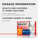 Sudafed Pe Sinus Congestion Day + Night Maximum Strength Decongestant & Antihistamine Tablets With Phenylephrine Hcl & Diphenhydramine Hcl, Helps Nasal & Sinus Pressure & Congestion, 20 Ct
