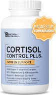 Cortisol Supplement - Cortisol Control Plus Supports Stress Relief, Mood, Calm & Restful Sleep* - Cortisol Manager Supplement For Women And Men - Powerful Adaptogen & Vitamin Blend - 90 Capsules