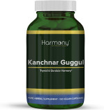 Kanchnar Guggul  Thyroid & Glandular Harmony  120 Vegan Capsules  Harmony Nutraceuticals Guggul Resin
