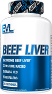 Evlution Grass Fed Beef Liver Capsules - Pasture Raised Desiccated 3000Mg - Supplement For Energy Immunity And Liver Support - Iron Rich Beef Organ Supplement For Men And Women (30 Servings) Evlution Grass Fed Beef Liver Capsules - Pasture Raised Desiccated 3000Mg - Supplement For Energy Immunity And Liver Support - Iron Rich Beef Organ Supplement For Men And Women (30 Servings)