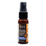 P.R.I Propolis Throat Spray With Manuka Honey, Sore Throat & Immune Support, Fresh Peppermint Taste, 1Oz